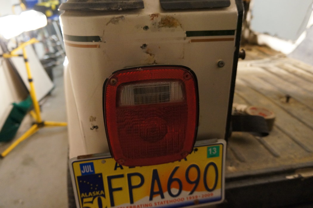 got those awful tail light guards off too. Just gonna try and fill in the holes the same way that Im going to where the ammo cans were. Any other thought of how to fill in the wholes?<br /><br />For now thats all. Ill have more pics up this afternoon of what I did on the 3rd day