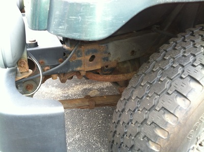 The worst of the surface rust