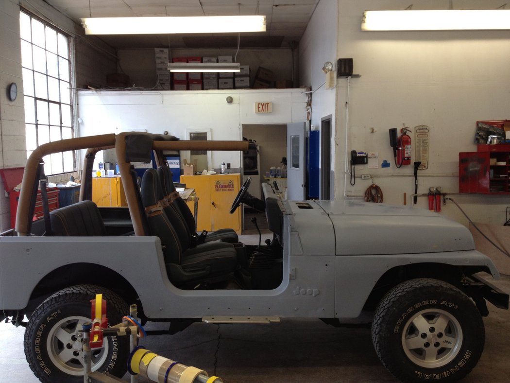 Jeep in primer!