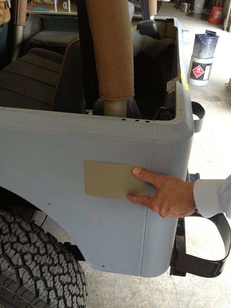 Paint Card against primer