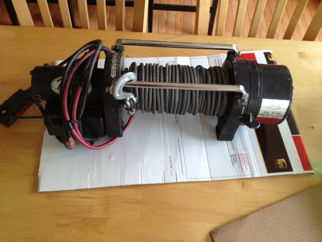 Winch came! Ramsey REP 6000 winch