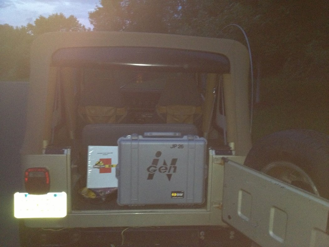 Custom InGen case in the back