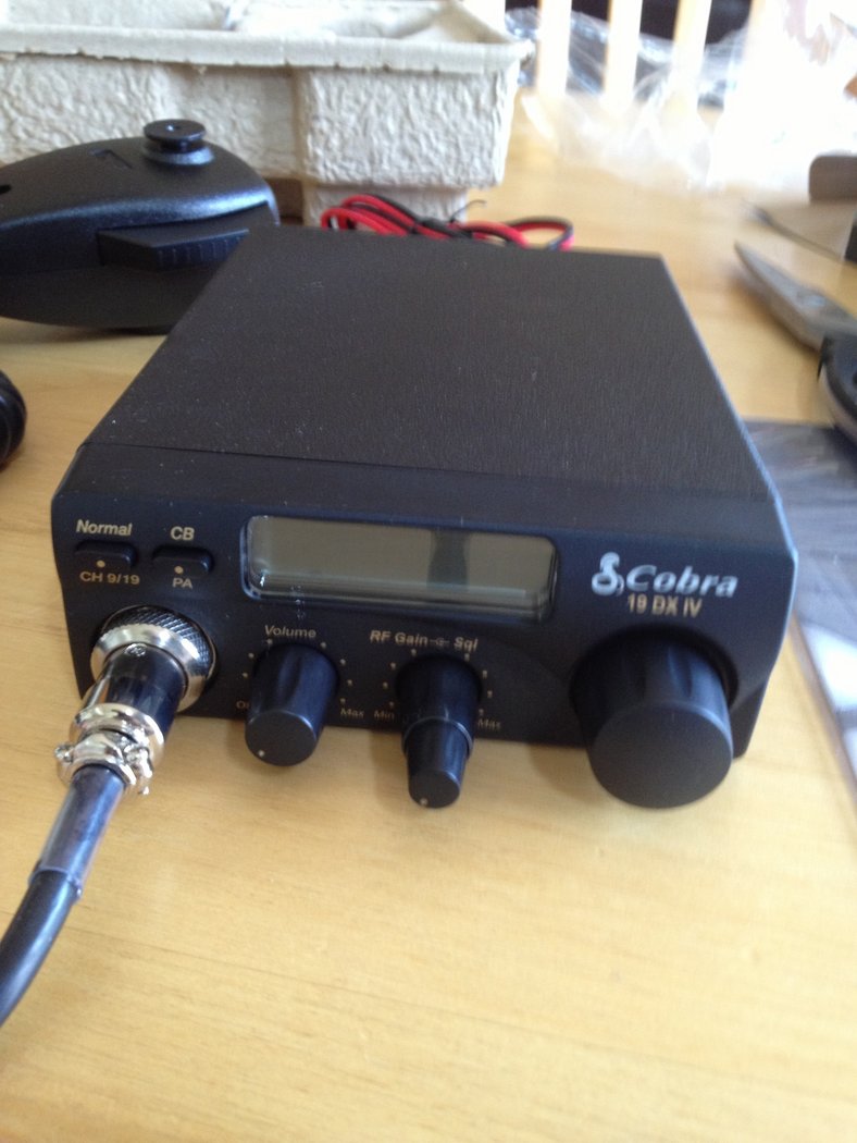 CB radio came.