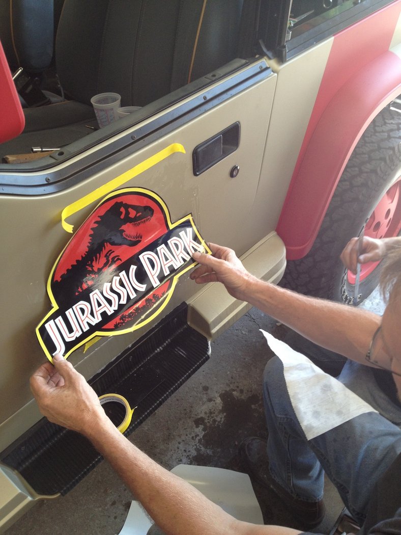 Applying the decal