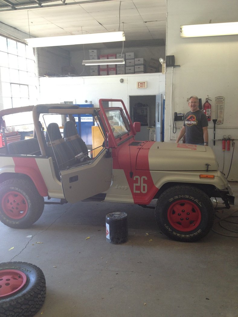 Paint job. My dad came to visit