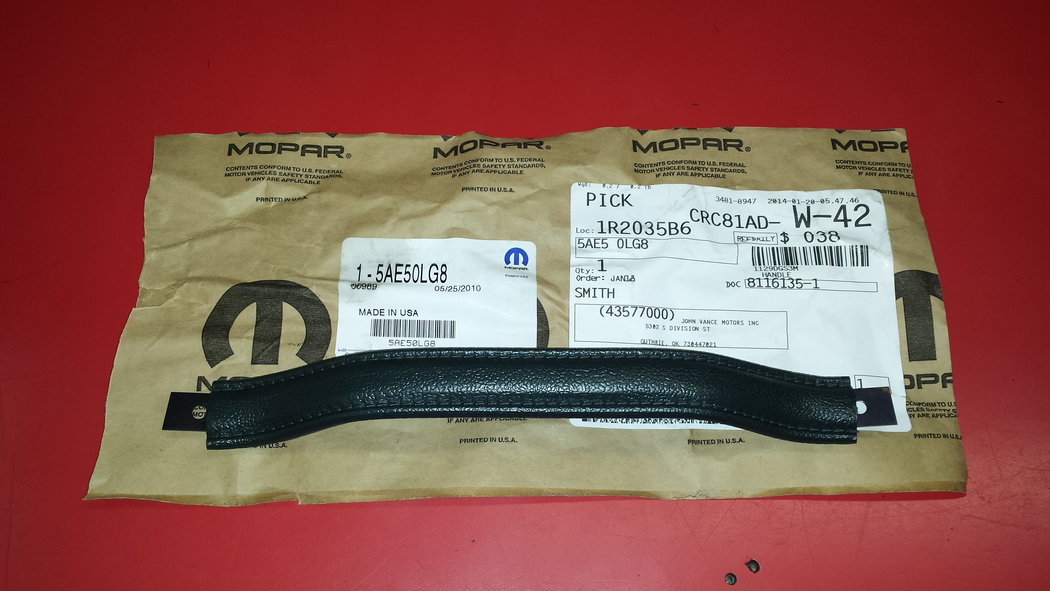 Oooooo new part smell.