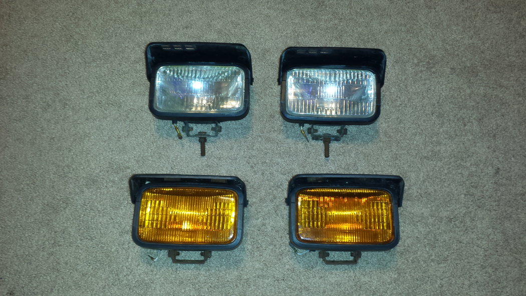 KC HiLites with the covers up