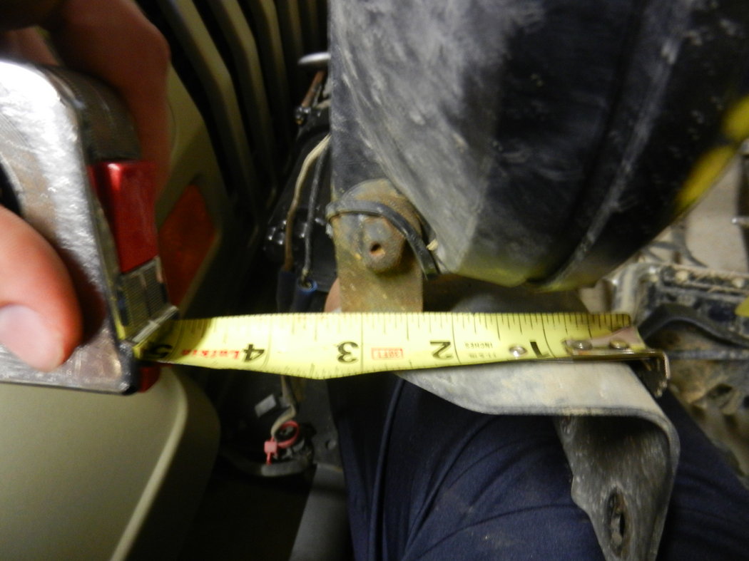 kind of hard to tell but it's 3 1/2