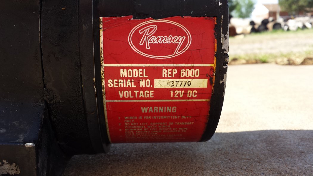 The Ramsey REP 6000 does have the old style identification sticker.