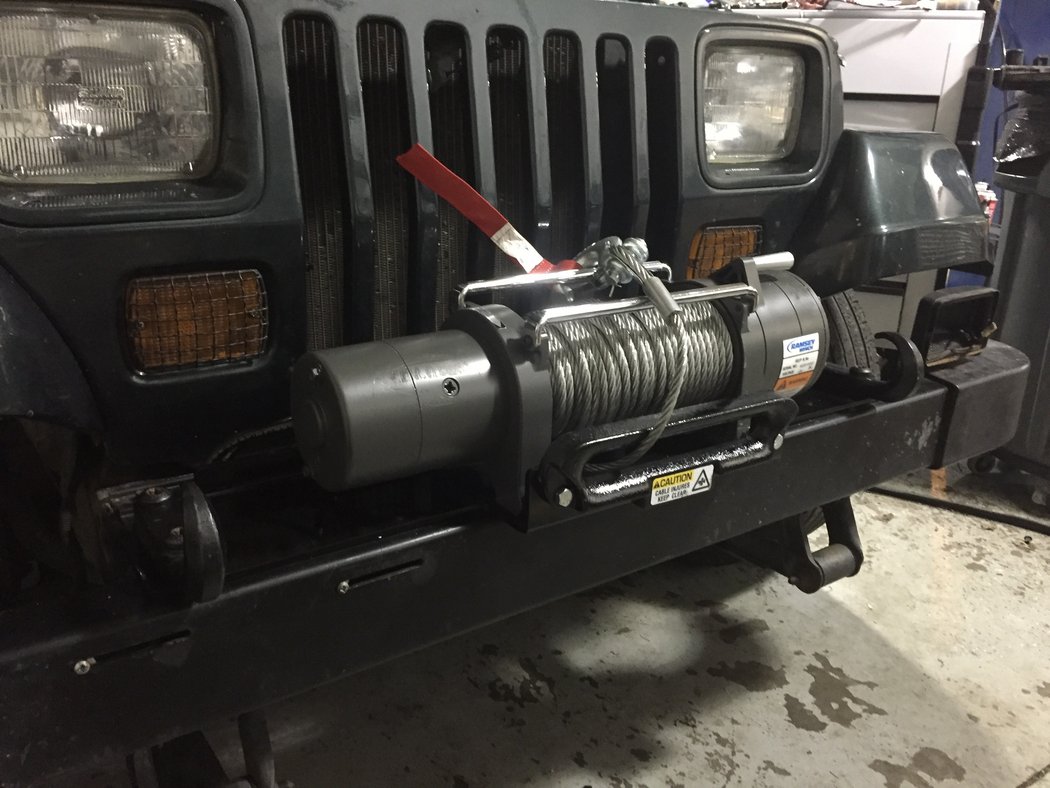 Winch Installed