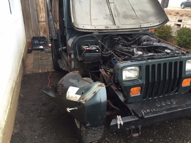 replacing both front fenders