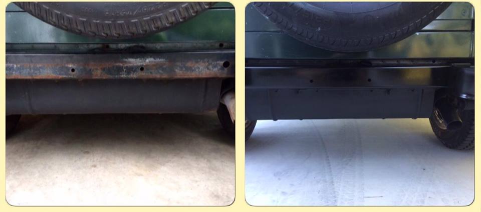 The crossmember will need replaced as it's rusting through... a little.